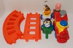 Navystar 68001-T Musical Train Set Track 3 Carts Rotating Farm Animals Cow Pig. Fixed Price $9.98.