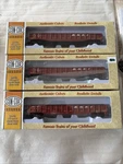 Ho Scale, 3 Con-cor Bnsf 52 Gondola Cars W/ Scrap Loads- Different # Nib. Fixed Price $49.99.