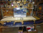 Bachmann Big Haulers Royal Blue Scale Train Set #90016 W/sound, Runs Perfect. Fixed Price $349.00.