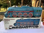 Vintage Bsh Locomotive International Express Tin Litho Train MF-804 Nib. Fixed Price $19.99.