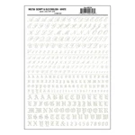 Woodland Scenics Dry Transfer Decals MG756 Script & Old English White. Fixed Price $8.79.