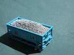 Hay Bros Rock / Chunk Limestone Load - Fits Ho Athearn Mdc Rh 22' Ore Cars. Fixed Price $6.15.