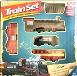 Children's Electric Train Set Steam Locomotive Engine, Lights And Sounds, Tracks. Fixed Price $39.99.