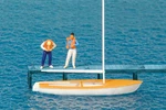 Preiser Ho Korsar Sailboat W/2 Sailors Putting On Life Jackets Sails Down 10678. Fixed Price $37.98.