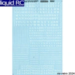 Microscale Industries 90001 Ho Letters/numbers Roman/wht. Fixed Price $10.43.