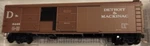 Scale Micro-trains Mtl 79030 D&m Detroit Mackinac 50' Wagon Top Box Car 3440. Fixed Price $25.00.