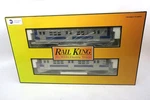 Mth Rail-king Gauge NO.30-2122-3 R-17 Nyc Metropolitan 2-CAR Subway Add-on Set. Fixed Price $369.99.