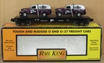 Railking 30-76002 MTHRRC-2001 Flat Car With Ertl '51 Panel Vans O-gauge Lnib. Fixed Price $19.99.