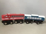 Maison Battat And Wheels Wooden Train Car. Fixed Price $11.99.