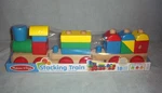 Melissa & Doug Wooden Toddler Toy Stacking Train 18-PIECE Set #00572 New. Fixed Price $14.98.