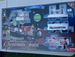Blue Hat North Pole Junction Christmas Train 35 Piece Sounds Clean!. Fixed Price $110.49.
