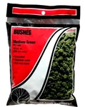 Woodland Scenics FC146 Medium Green Bushes 25.2 Square Inch Bag. Fixed Price $5.94.