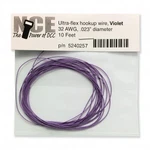 Nce 0257 Ho Strand Ultra Flex Wire 10' 32 Awg Violet. Fixed Price $7.61.