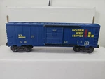K-line K649001 Golden West Service Gauge Classic Box Car Diecast Sprung Trucks. Fixed Price $14.99.