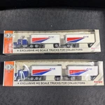 Con-cor Tractor + 27 Foot Twin Trailers P. I. E. Nationwide Item #0004-001031. Fixed Price $28.50.