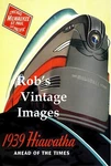 Milwaukee Hiawatha Photo Poster 1939 Chicago Cmsp Train Railroad Sm. Fixed Price $10.98.