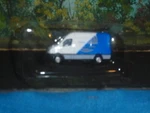 Classic Metal Works Ho Scale # TC102/12 1990 Sprinter Van Safellite Blue/white. Fixed Price $24.99.