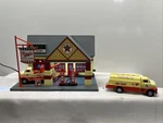 Menards Ray's Wreckers Gauge Gold Collection Collectible Shop Texaco Lighted. Fixed Price $116.10.
