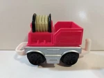 Fisher Price Red Firehose Cart For Firetruck Mattel 2003. Fixed Price $8.96.
