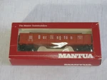 Vtg Mantua Ho Scale Heavy 43' Gondola W/coal Load 731-062, Burlington 82000. Fixed Price $12.95.