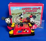 Mickey Mouse Handcar Wind-up Retro Collection Schylling Toys 8359 Train. Fixed Price $39.95.