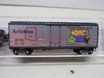 Micro Trains # 21381 Arizona 40' Plug Door State Box Car Scale. Fixed Price $18.00.