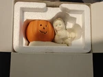 Department 56 Snowbabies Pumpkin Figurine Halloween Friend Box Free Shipping. Fixed Price $20.00.