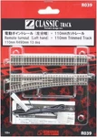 Rokuhan R039 110MM R490MM 13 Deg Remote Turnout (left) / Trimmed Track. Fixed Price $24.99.