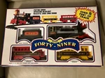 Vtg 1988 Scientific Toys #6032 Battery Operated Train Set Forty Niner Read Desc. Fixed Price $19.50.