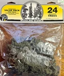 Woodland Scenics TR1105 Conifer Green Pine Realistic Trees Kit (24) 4" - 6". Fixed Price $20.00.
