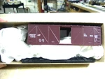 #517-HO Freight Car Kit-roundhouse-milwaukee 40' Box. Fixed Price $8.50.