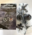 Rail Road Crossing Train Accessory Table Lamp Metal W Flashing Lights. Fixed Price $25.00.