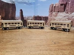 Lionel Prewar Gauge Tinplate Passenger Cars ( Three ). Fixed Price $129.00.