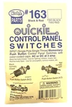 All Scale Kadee #163 Quickie Switches Black & Red Spst Push Button (4) Pc. Fixed Price $7.19.