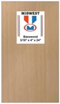 Midwest Basswood Sheet 3/16 X 24 In.(single Item). Fixed Price $24.99.