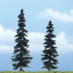 Woodland Scenics TR1621 Premium Spruce Tree, 5"/4" (2-PACK). Fixed Price $17.99.