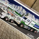 2008 Hess Gasoline Toy Truck And Front Loader Head & Tail Lights Flashers Mint. Fixed Price $48.00.