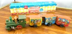 Tin Train Wind Up Retro 12 Russ Berrie & Co Yesterday's Favorites Box Works. Fixed Price $9.50.