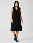 Nwt Eileen Fisher Black Boiled Wool Jersey Neck Sleeveless Dress Sz Preppy. Fixed Price $135.95.