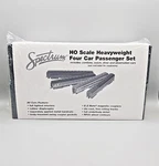 Spectrum Ho Scale Heavyweight 4-CAR Passenger Set Santa Fe Lighted Interiors. Fixed Price $100.00.