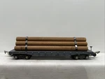 American Flyer S Gauge #42597 C&nwry Flat Car W/ Lumber Log Load. Fixed Price $19.76.