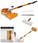 10" Aluminum Drywall Flat Finishing Plaster Box Mud Set W/extension Handle. Fixed Price $145.99.