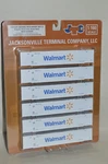 Scale Jacksonville Terminal Walmart Wamu 53' Shipping Container 5-PACK. Fixed Price $90.00.