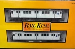 Mth Scale Mta White R-12 Subway 4 Set, Loco Sound 30-2372-0. Fixed Price $650.00.