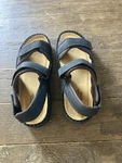 Naot Orthotic Sandals Size 11 Men Model Arthur Color Oil Coal Brand New In Box!. Fixed Price $184.99.