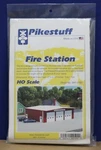 Pikestuff 541-0192 Ho Modern Steel Fire Station Kit Red New/ Sealed Usa Made. Fixed Price $17.99.