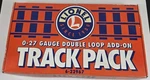 Lionel Double Loop Add-on Track Pack 6-22967 **rare** New In Box. Fixed Price $150.00.