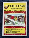 Vintage Ahm - 1930 Town Ministructures Ho Scale Cutout Buildings. Fixed Price $20.00.