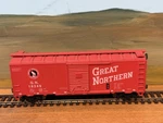 Athearn Bev-bel Ho Great Northern 40' Boxcar With $6 Upgraded Brass Wheels & Kds. Fixed Price $10.95.