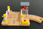 Thomas & Friends Wooden Railway Deluxe Railroad Wellsworth Crossing Y4499 2012. Fixed Price $11.13.